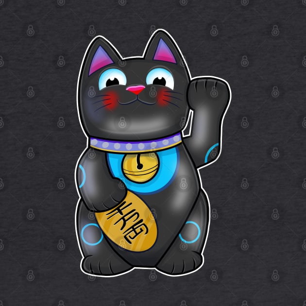 Cute Cat Safety Maneki Neko by Space Truck